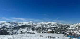 Ordu'nun yüksek kesimleri kar yağışıyla beyaza büründü