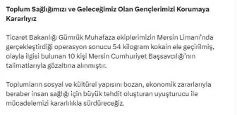Mersin Limanı'nda 54 Kilo Kokain Ele Geçirildi