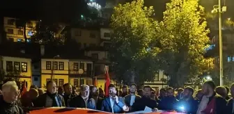 Göynük'te Filistin'e destek yürüyüşü düzenlendi