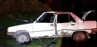 Mudurnu'da Otomobil Kazası: 1 Yaralı