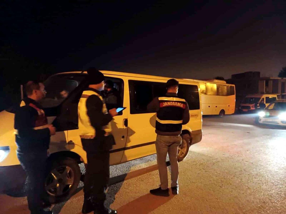 Nusaybin'de kırsal mahallelerde yol kontrolü yapıldı