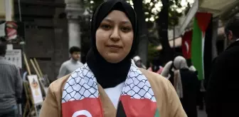 Konya'da yaşayan Filistinliler İsrail saldırılarına destek bekliyor