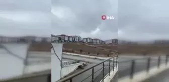 Kızılcahamam'da kar yağışı etkili oldu