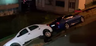 Bursa'da Sağanak Yağış Sonucu İstinat Duvarı Çöktü