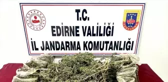 Edirne'de 8 Kilogram Esrar Ele Geçirildi, 1 Şüpheli Tutuklandı