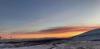 Karlıova'da kar yağışı