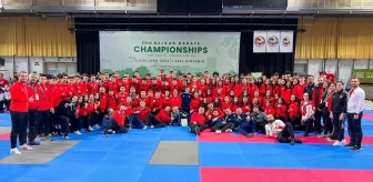 Türkiye Karate Takımı Balkan Şampiyonası'nda Şampiyon Oldu