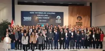 Borsa İstanbul'da gong, 1000 Yatırımlar Holding için çaldı