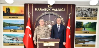 Jandarma Genel Komutan Yardımcısı Karabük Valisi'ni ziyaret etti