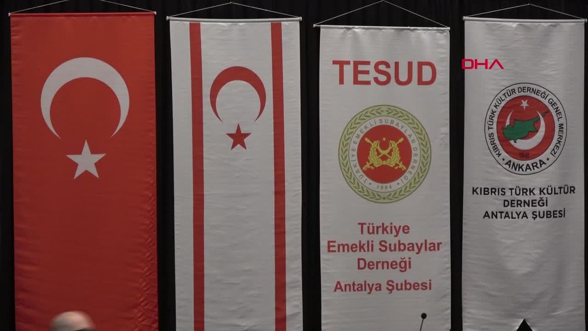 KIBRIS TÜRKÜLERİ ANTALYA'DA YANKILANDI