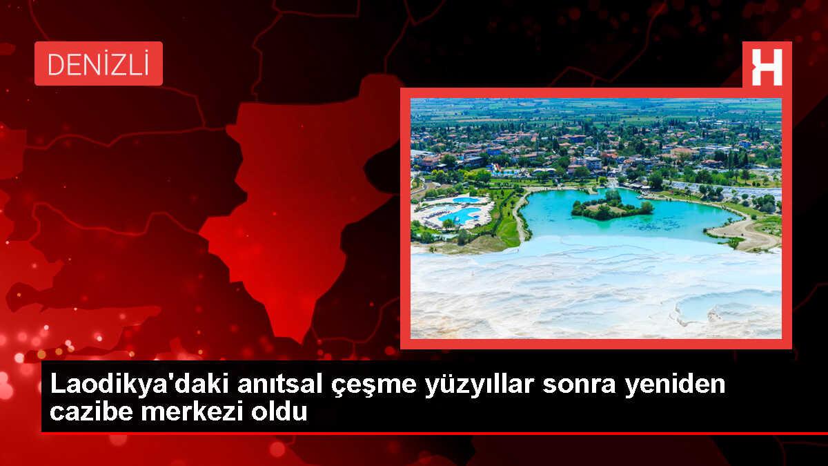 Denizli'deki antik kent Laodikya'da Trajan Çeşmesi yeniden cazibe merkezi haline geldi
