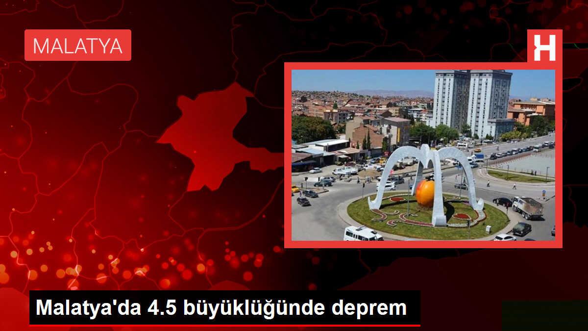 Malatya'nın Pütürge ilçesinde 4.5 büyüklüğünde deprem