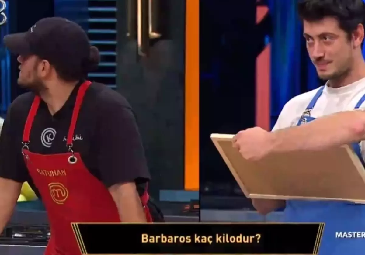 MasterChef Barbaros kaç kilo? (MasterChef Kaptanlık Düellesou soruları)