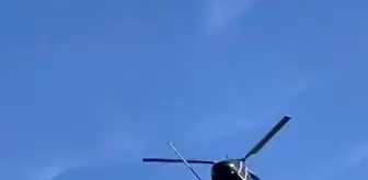 Bursa'da yüksek gerilim hatlarının bakımı helikopter ile yapıldı