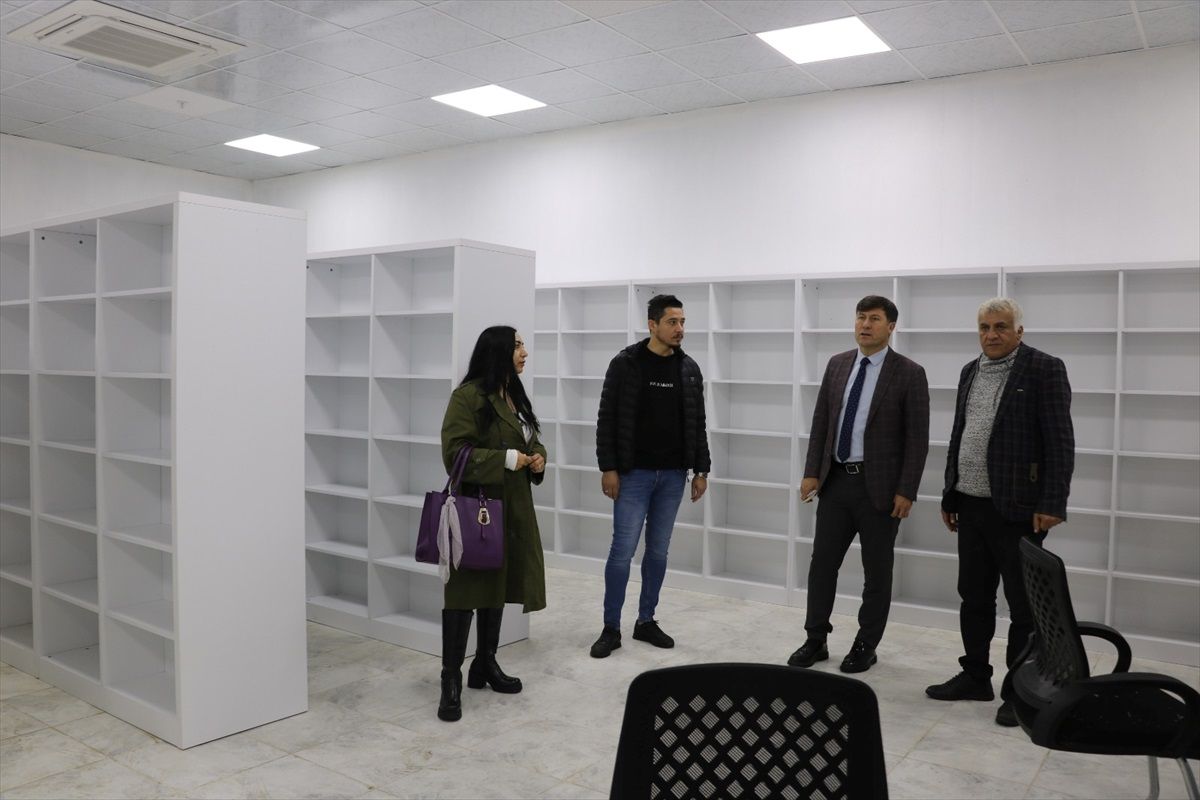 Cizre'de 100. Yıl Cizre Halk Kütüphanesi Yapımı Tamamlandı