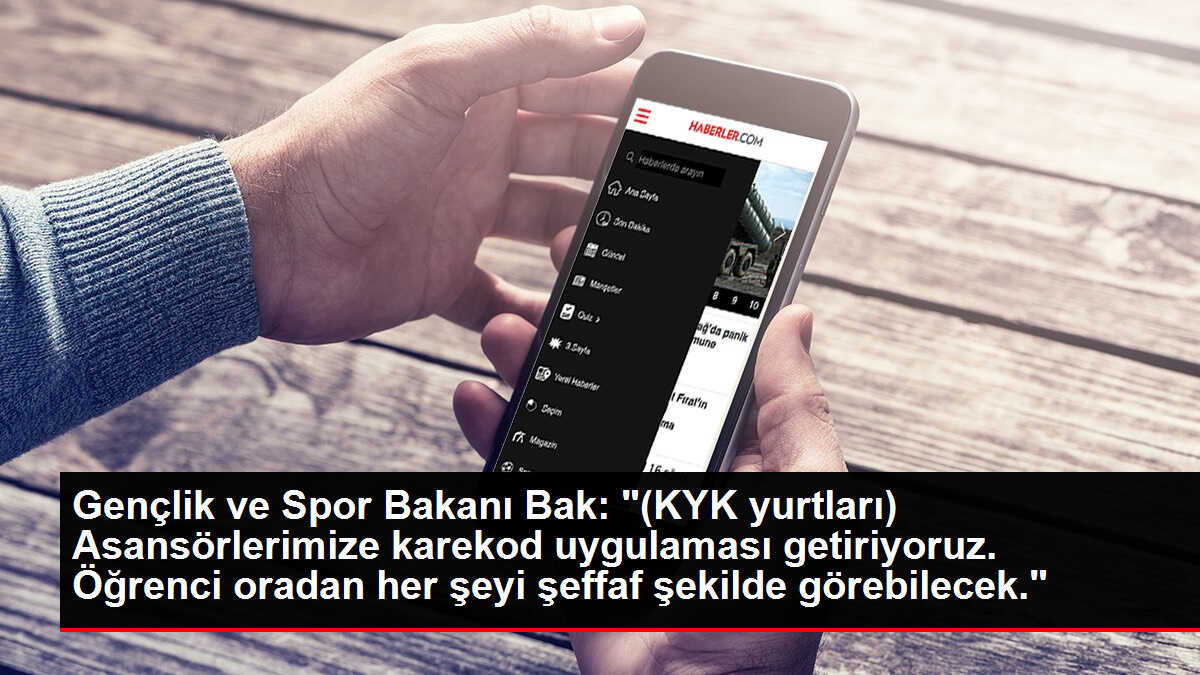 Bakan Bak'tan Kabine Toplantısı sonrası açıklama Açıklaması