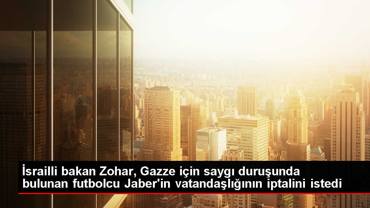 İsrail Kültür ve Spor Bakanı, Filistinli Futbolcunun Vatandaşlıktan Çıkarılmasını İstedi