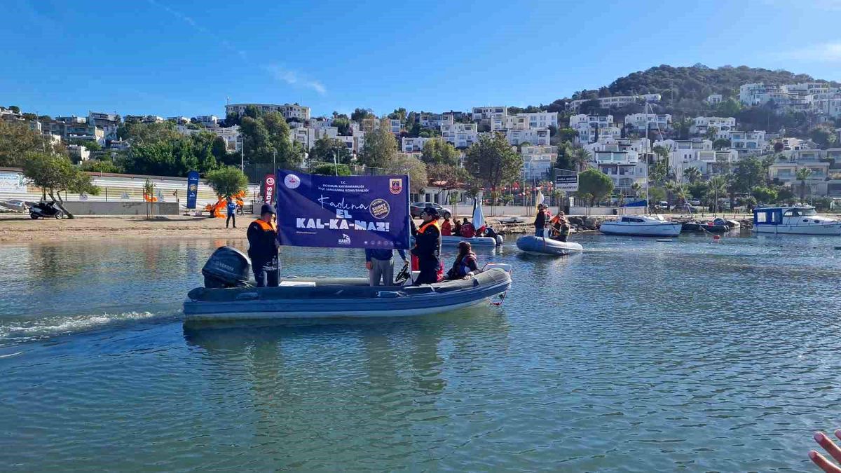 Bodrum'da Kadına Yönelik Şiddetle Mücadele Etkinliği Gerçekleştirildi