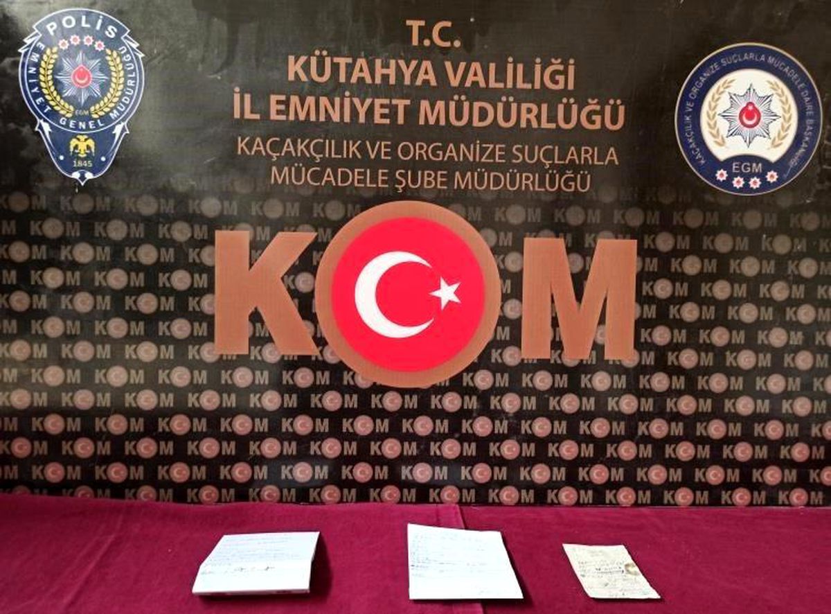Kütahya'da 3 tefeci tutuklandı