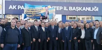 Miting gibi adaylık başvurusu! Avukat Hasan Teke, Şahinbey Belediyesi Başkanlığı'na aday adayı oldu