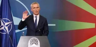NATO Genel Sekreteri Kuzey Makedonya'da
