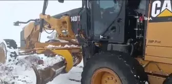 Siirt'te araç sürücüleri kar nedeniyle yolda mahsur kaldı