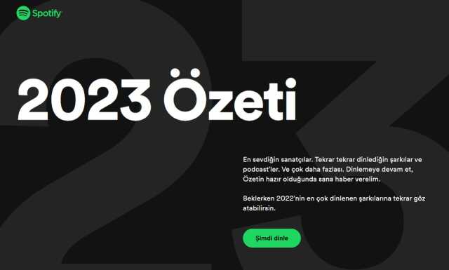 SPOTIFY WRAPPED 2023 NE ZAMAN? Spotify yıl sonu özeti, istatistikleri çıktı mı? SPOTIFY WRAPPED 2023 NE ZAMAN? Spotify yıl sonu özeti, istatistikleri çıktı mı?