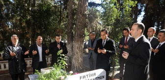 YPG/PKK'lı teröristlerin hayattan kopardığı Ayşenur öğretmen mezarı başında anıldı