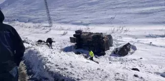 Van'da askeri araç devrildi, 6 asker yaralandı