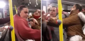 Otobüste şoför kavgası! Birbirine giren kadınlar ortalığı ringe çevirdi