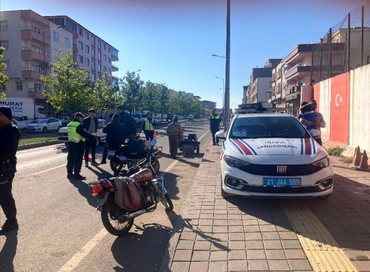 Diyarbakır'da Motosiklet Denetimi Yapıldı