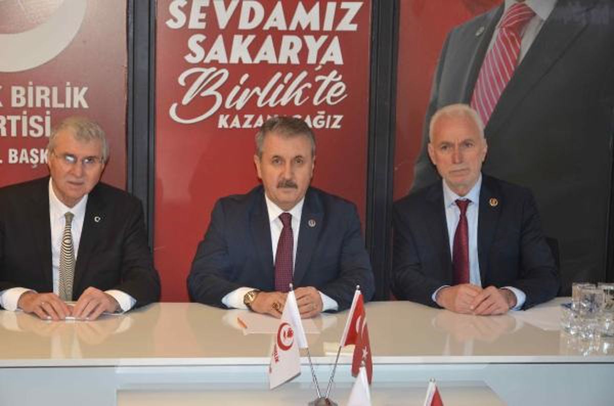 BBP Genel Başkanı Mustafa Destici İsrail'in Filistin'e yönelik saldırılarına tepki gösterdi