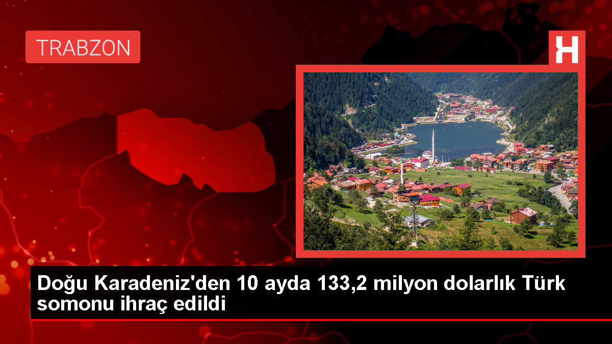 Doğu Karadeniz'den Türk somonu ihracatı yüzde 44 arttı