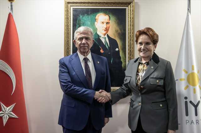 Mansur Yavaş, Meral Akşener'i ziyaret etti Mansur Yavaş, Meral Akşener'i ziyaret etti