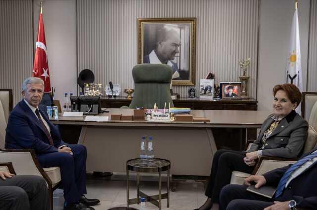 Mansur Yavaş, Meral Akşener'i ziyaret etti Mansur Yavaş, Meral Akşener'i ziyaret etti