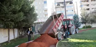 Mardin'de 15 Temmuz Demokrasi ve Şehitler Parkı'nda düzenleme çalışması