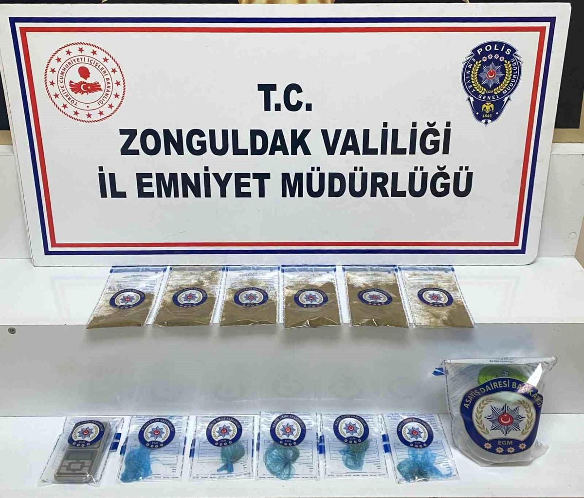 Zonguldak'ta Uyuşturucu Ticareti Yapan Şüpheli Tutuklandı