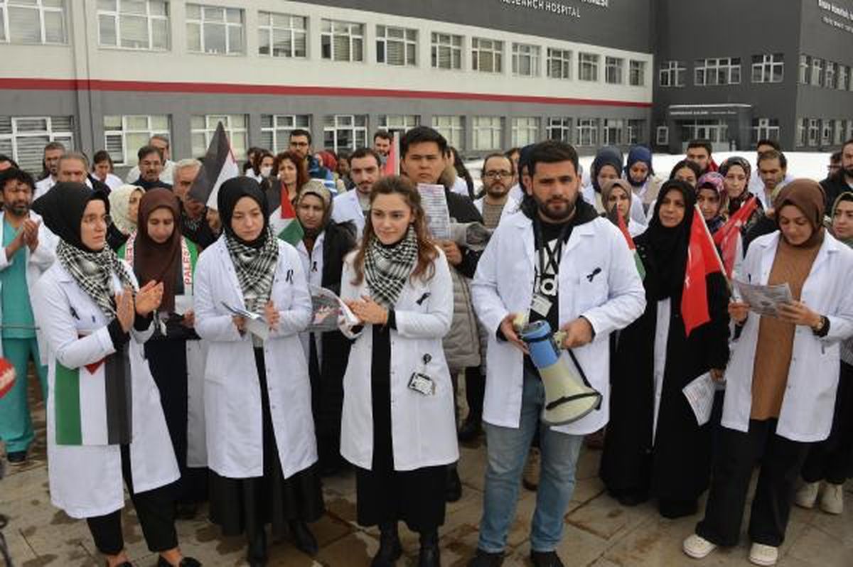 Erzurum Atatürk Üniversitesi Araştırma Hastanesi'nden Gazze'ye Destek