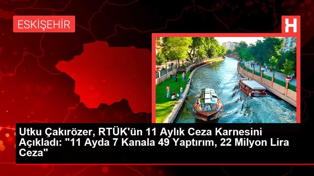 Utku Çakırözer, RTÜK'ün 11 Aylık Ceza Karnesini Açıkladı: '11 Ayda 7 Kanala 49 Yaptırım, 22 Milyon Lira Ceza'
