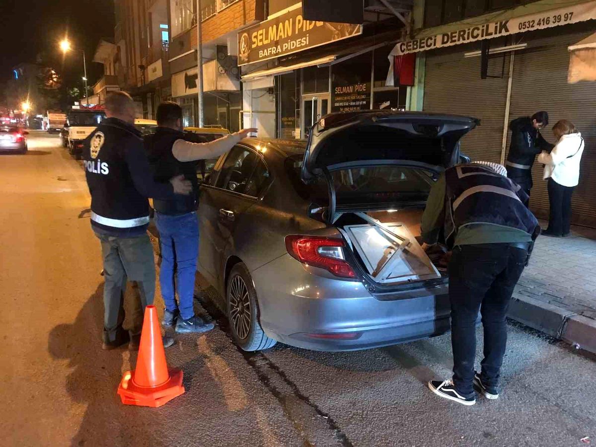 Samsun Bafra'da Şok Uygulama: 127 Polis Görev Aldı
