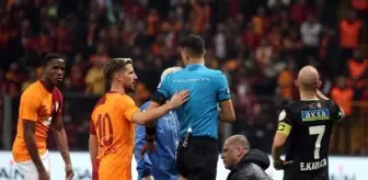 Galatasaray - Alanyaspor maçında hakem sakatlandı