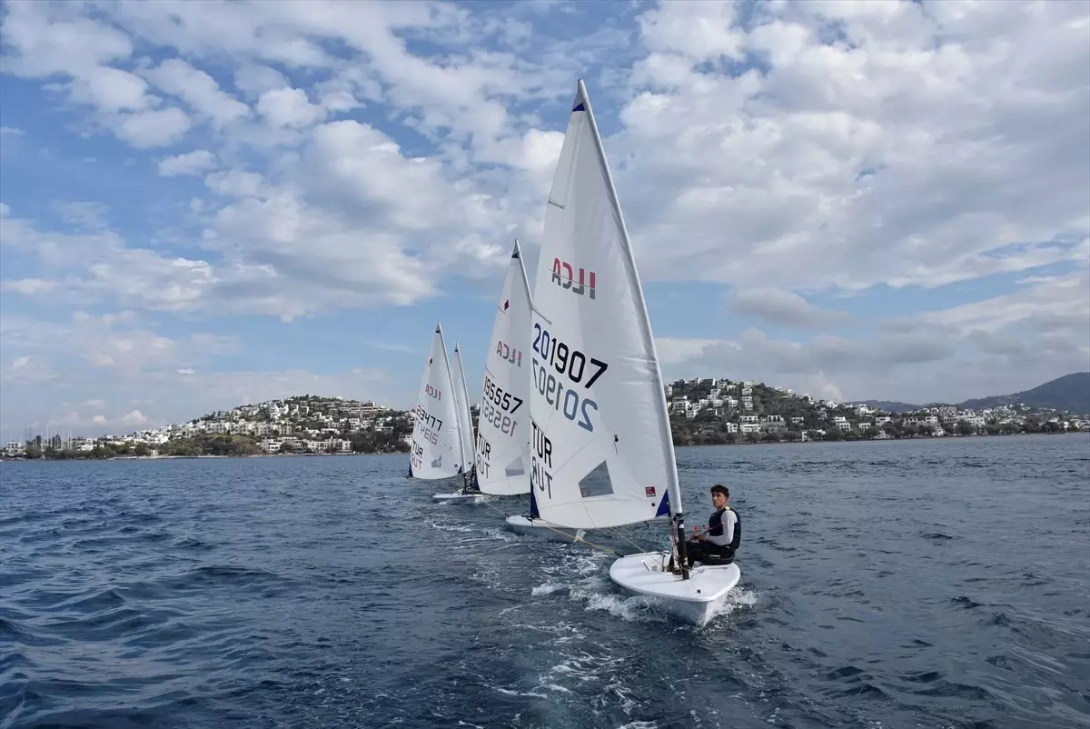 ILCA 6 Yelken Genç Milli Takımı'na Seçilmek İsteyen Sporcular Bodrum'da Kampta
