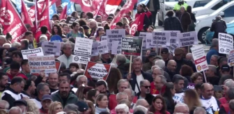 İzmir Emek ve Demokrasi Güçleri, 'Demokrasi Yürüyüşü' Düzenledi: 'Yaşanan Süreç Tam Anlamıyla Bir Yargı Darbesidir'