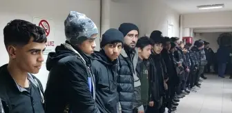 Kırklareli'nde 41 düzensiz göçmen yakalandı