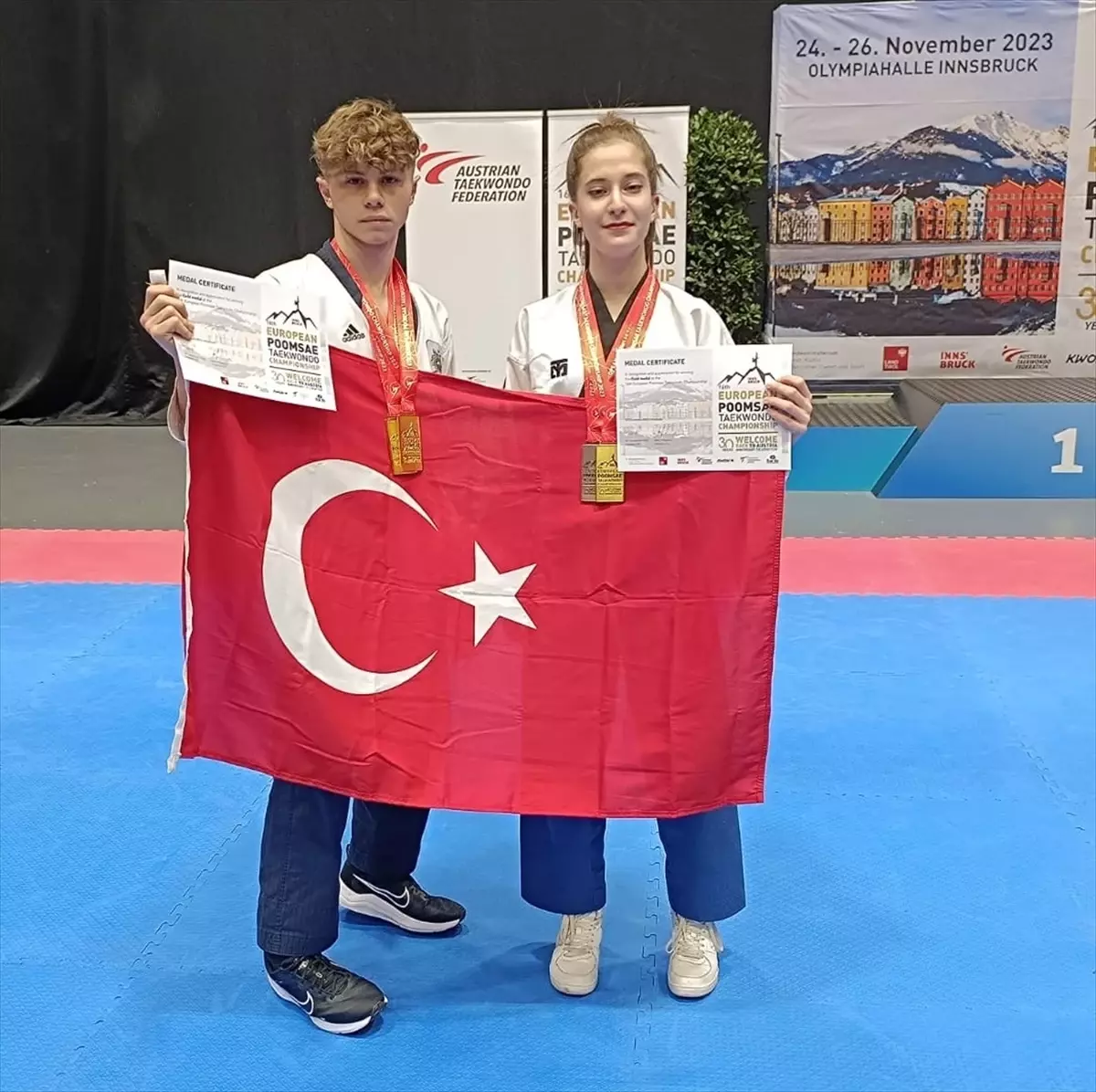 Milli Tekvandocular 16. Avrupa Poomsae Şampiyonası'nda 5 Madalya Kazandı