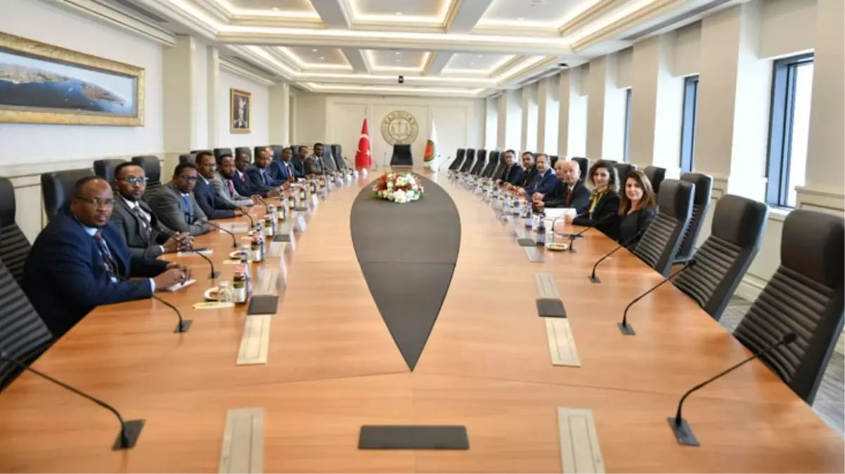 Somali Yargı Mevzuatı Direktörü Mohamed ve beraberindeki heyet Yargıtay Başkanlığı'nı ziyaret etti