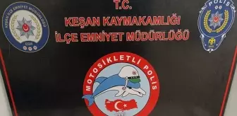 Keşan'da uyuşturucu operasyonunda 1 şüpheli yakalandı