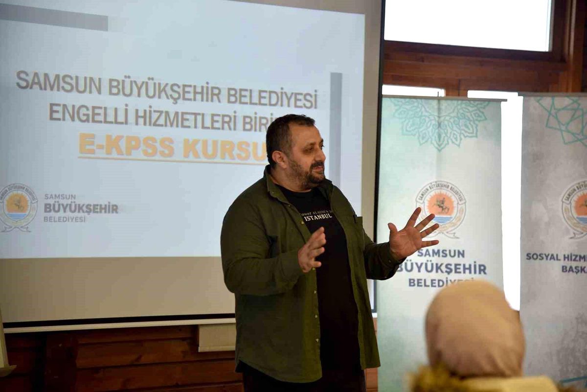 Samsun Büyükşehir Belediyesi Engelli Bireylere Ücretsiz KPSS Kursu Veriyor