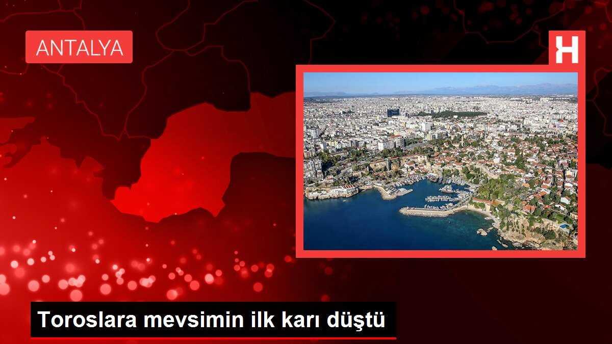 Toroslara mevsimin ilk karı düştü