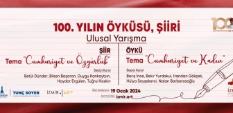 İzmir Büyükşehir Belediyesi Cumhuriyet'in 100. Yılını Öykü ve Şiir Yarışmasıyla Kutluyor